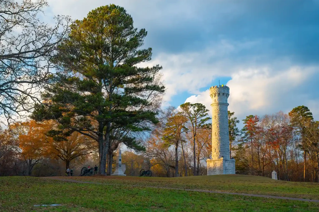 wilder brigade monument chickamauga battlefield fort oglethorpe ga